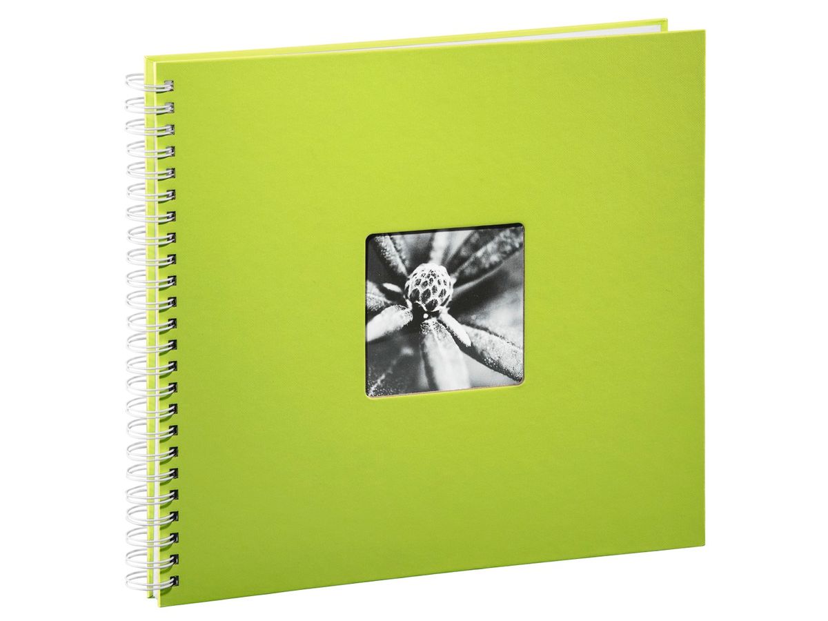 HAMA Spiralalbum Fine Art 36x32cm 2116 kiwi 25 Blatt, weiss (4007249021168)