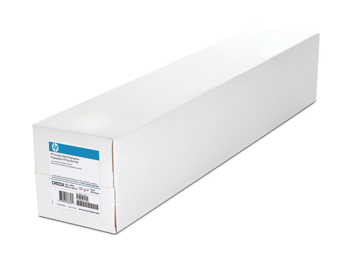 HP Everyday Polypropylen matt 31m CH022A DesignJet 120g 2 x 24 Zoll (0848412013047)
