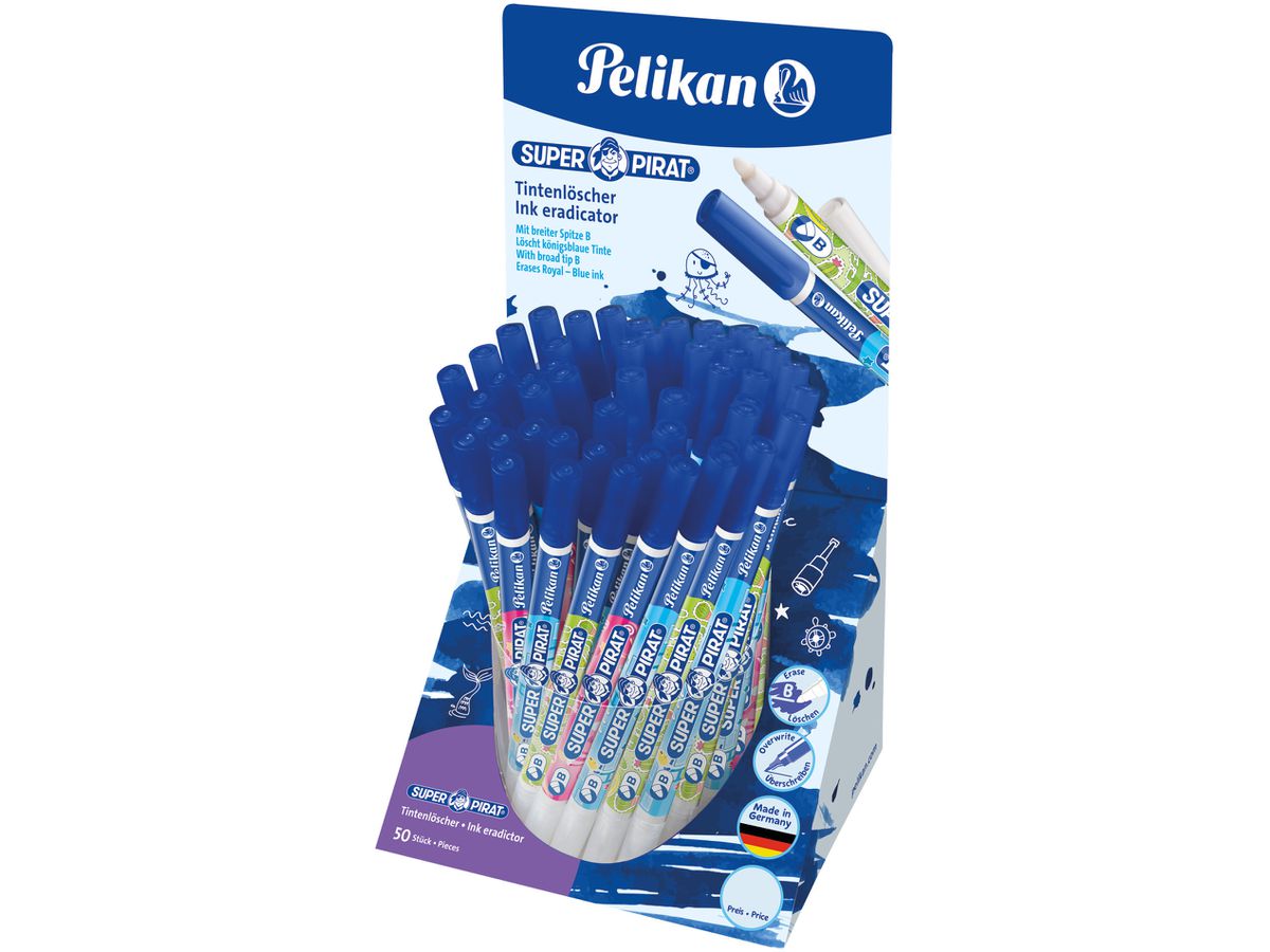 PELIKAN Tintenlöschstifte breit 987024 Super-Pirat 850 (4012700987020)