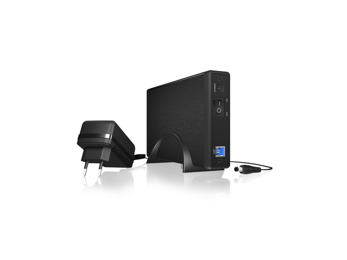 ICY BOX Aluminium Gehäuse IB-377U3 3.5 Zoll USB 3.0 (4250078164821)