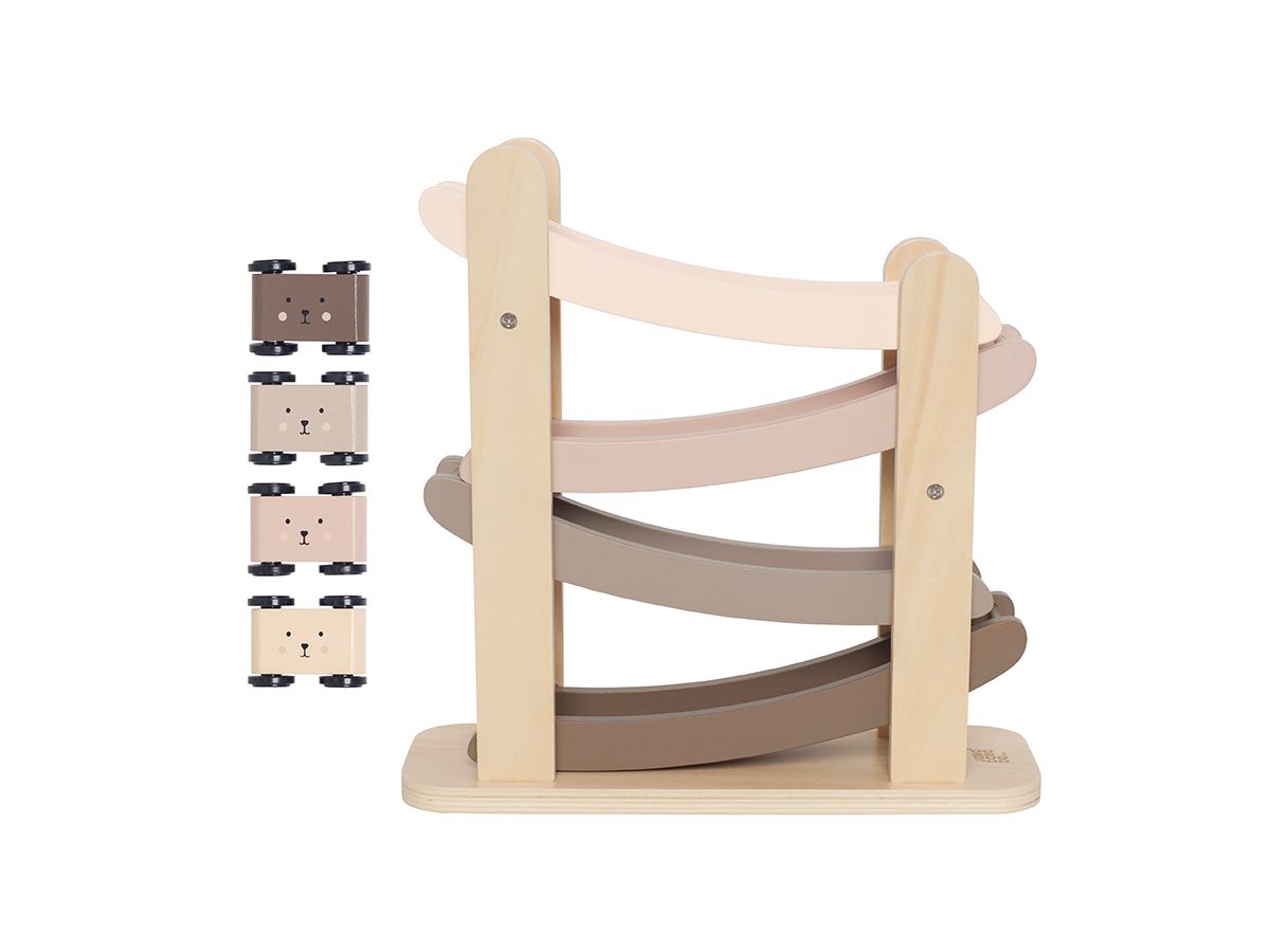 JABADABADO Auto Rennbahn 29x10x24cm W7246 4 Autos, Nature Line (7332599072469)