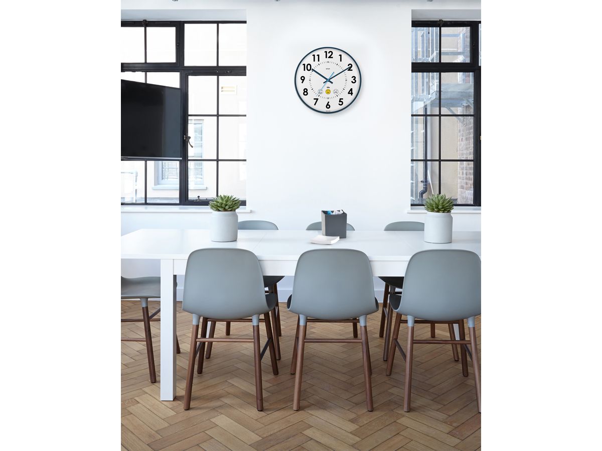 CEP Orologio a parete 35cm 2113440141 bianco, con sensore di CO2 (3661474113442)