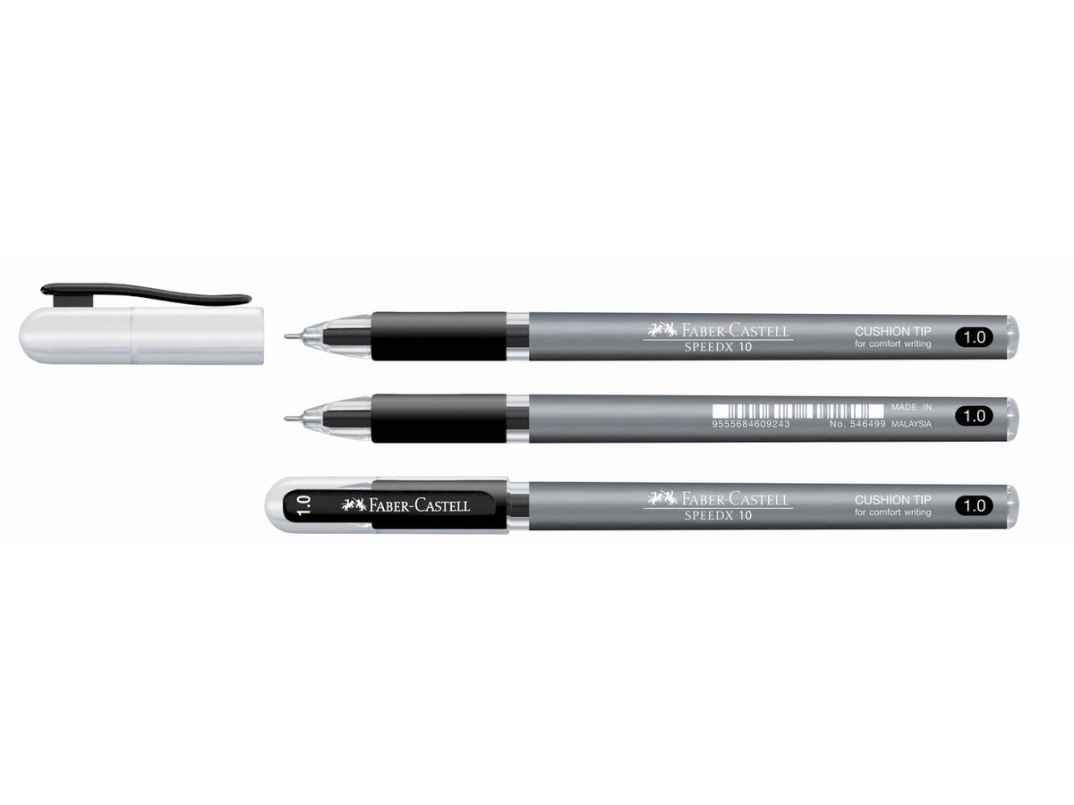 FABER-CASTELL Penna a sfera Speedx M 546499 nero (9555684609243)