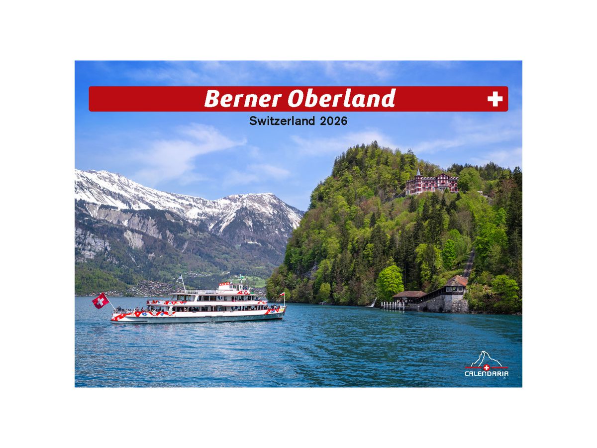 CALENDARIA Calendario 2026 9783036205168 Berner Oberland ML 31.5x23cm (9783036205168)