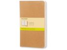 MOLESKINE Notizheft Cahier A5 500-7 blanko, natur 3 Stück (9788883705007)