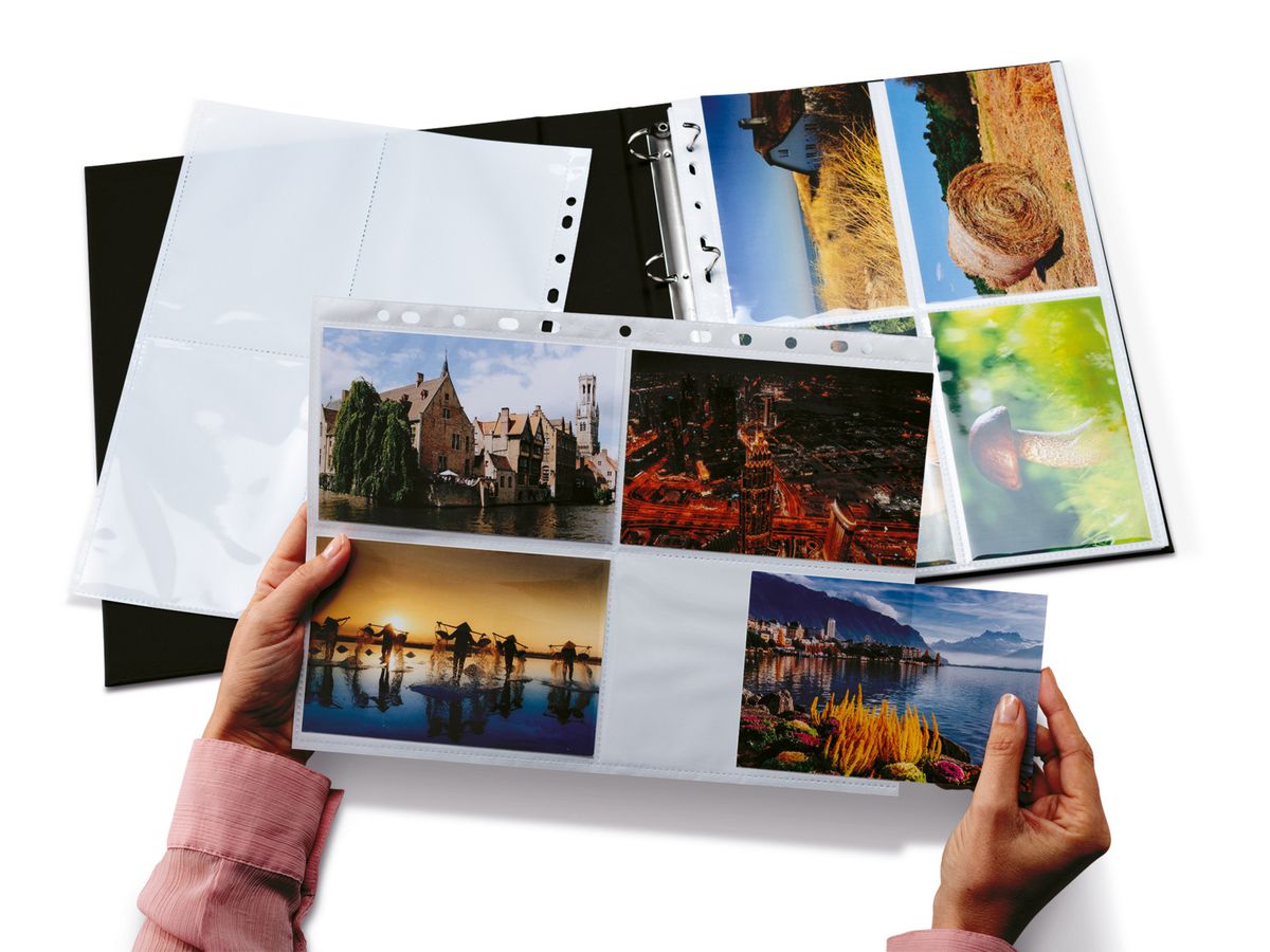 HERMA Zeigetaschen Fotophan A4 7585 für Fotos 10x15cm 10 Stück (4008705075855)