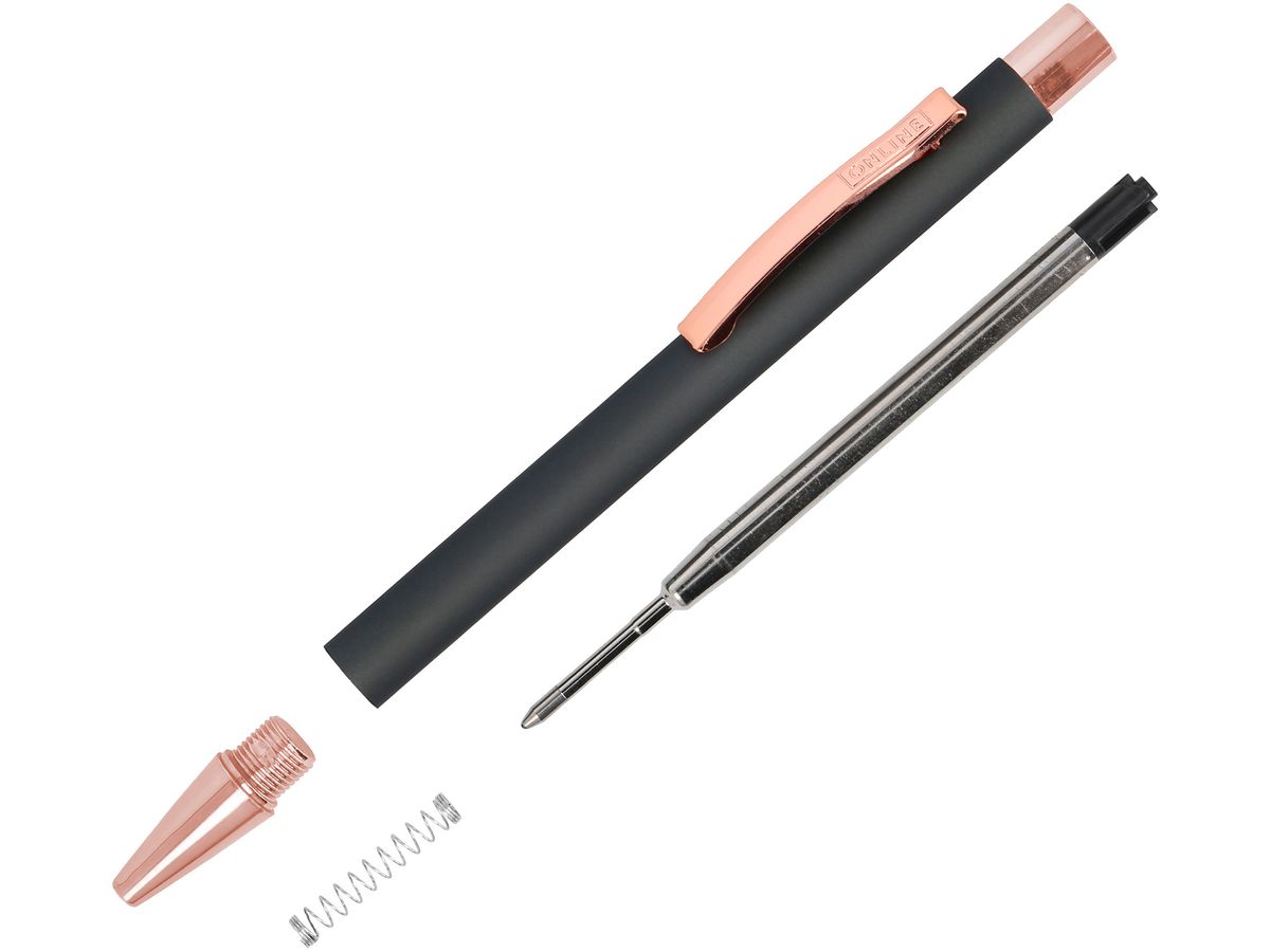 ONLINE Kugelschreiber Soft Metal M 21732/3D grey rose (4014421217325)