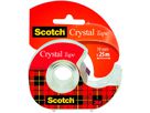 SCOTCH Magic Tape Crystal 19mmx25m 6-1925D transp. cristal, sur dérouleur (0051131592063)