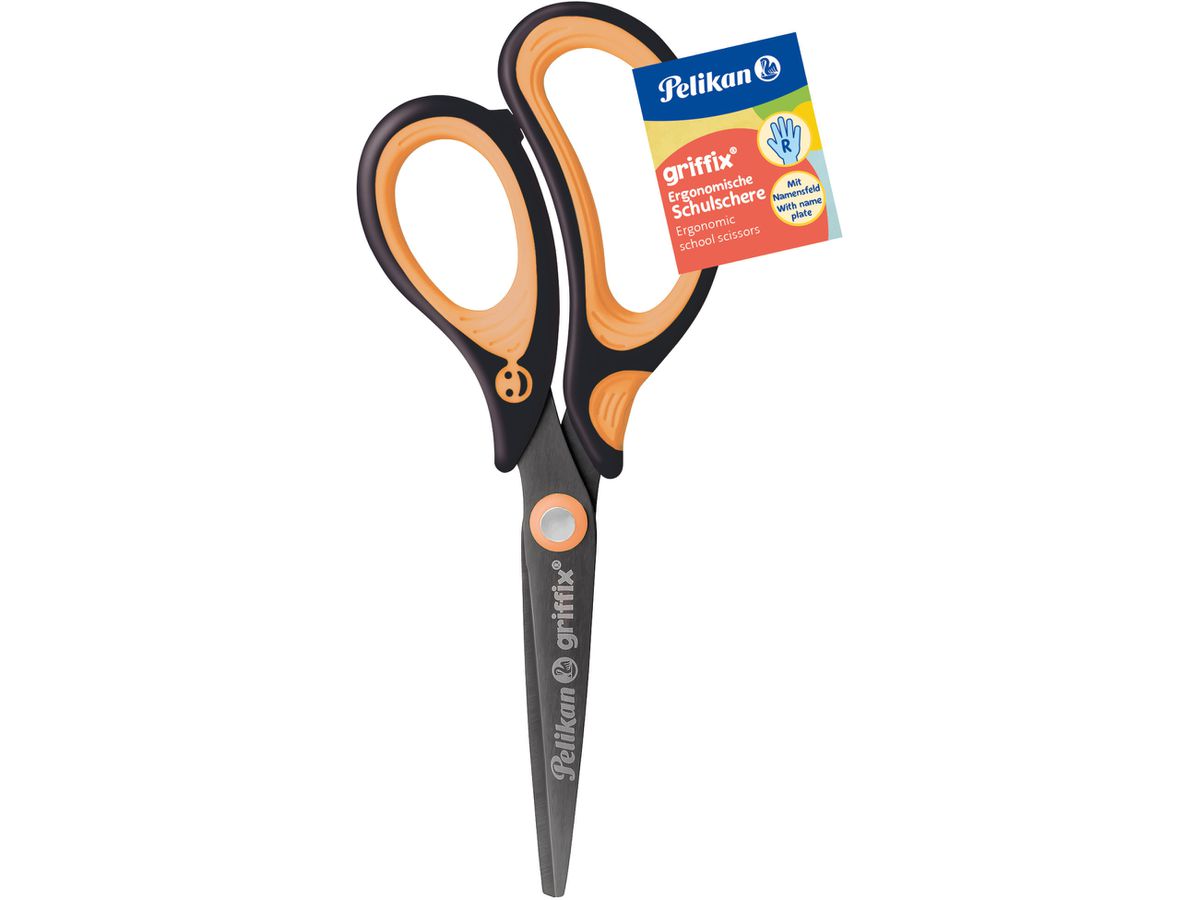 PELIKAN Display Schere Griffix 605380 spitz, ass. 12 Stk. (4012700605382)