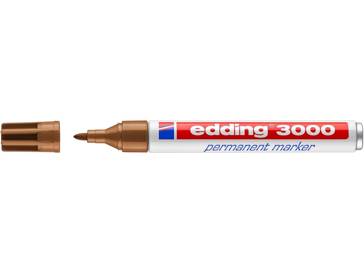 EDDING Permanent Marker 3000 1,5-3mm 3000-13 ocker (4004764008087)