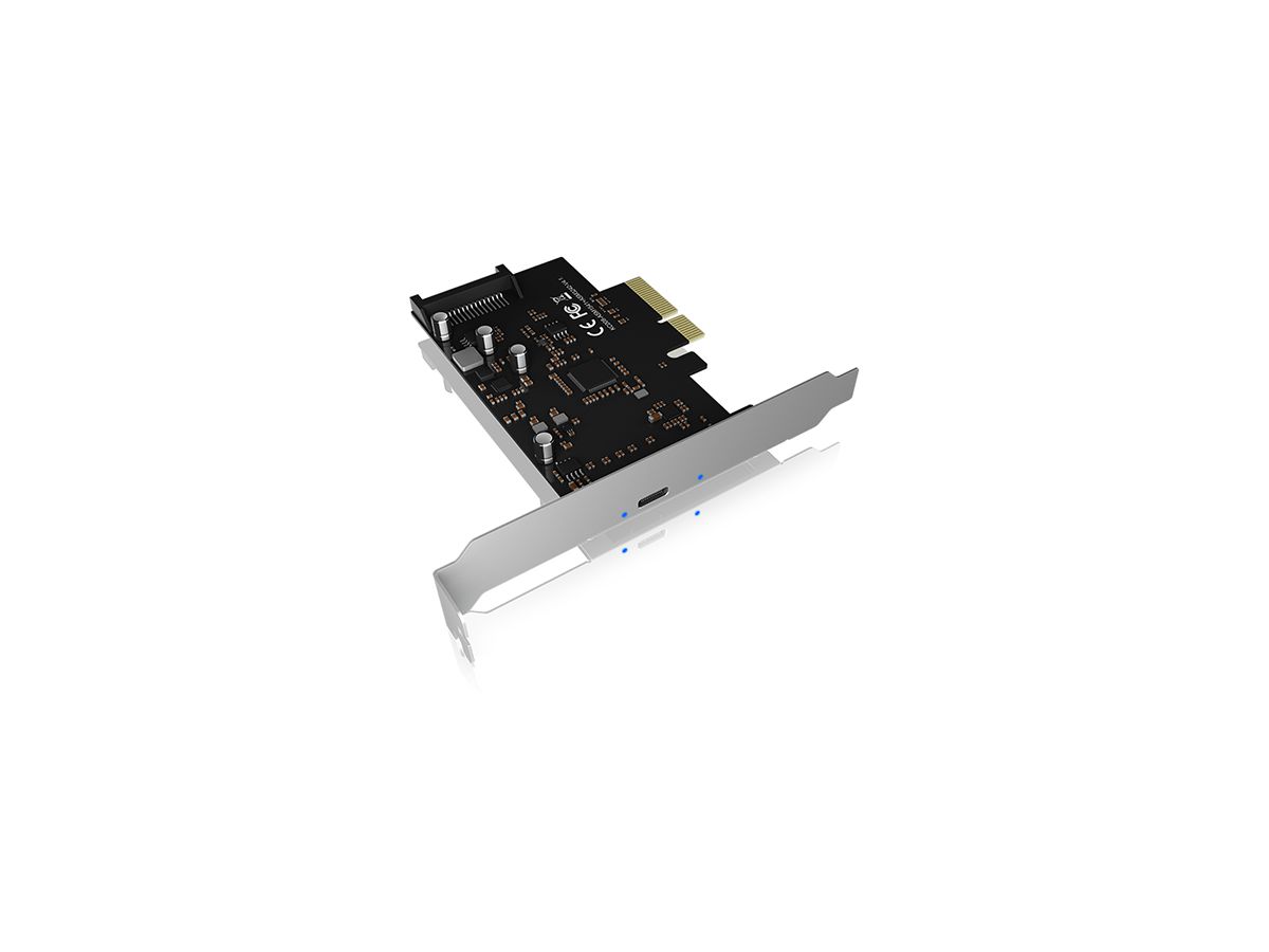 ICY BOX PCIe-Karte, 1x USB 3.2 Gen IB-PCI1901-C32 2x2 Type-C® Schnittstelle (4250078170853)