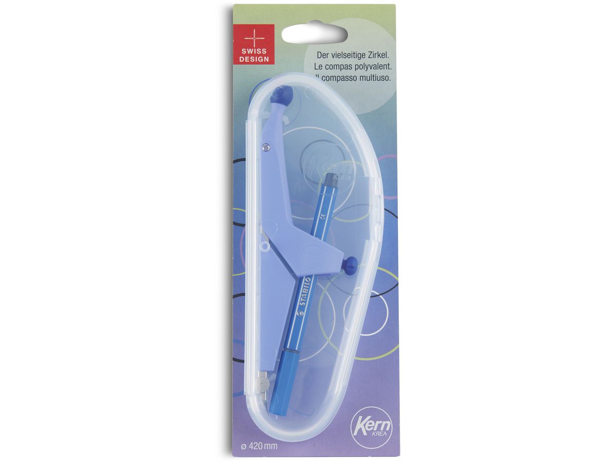 KERN Compasso KREA 22 K 22 OZEANB. blu oceano max. 420mm (7640160336033)