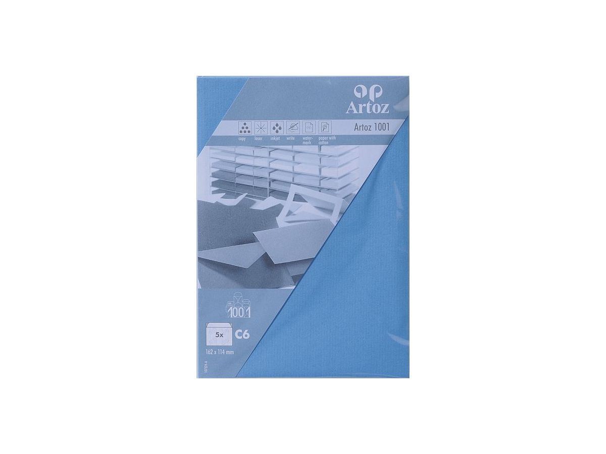 ARTOZ Couverts 1001 C6 107324184 100g, marienblau 5 Stück (7612450704914)