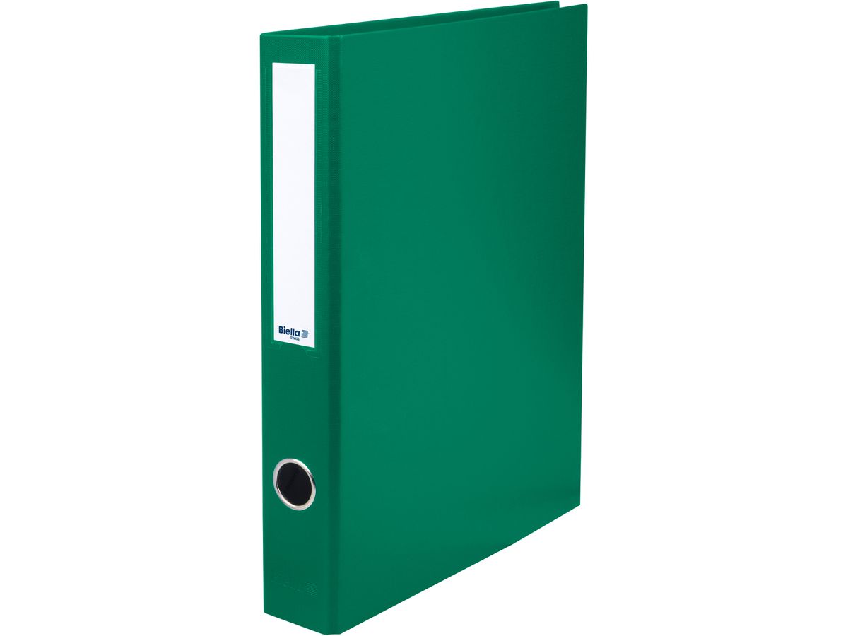 BIELLA Zeigebuch Dinor-Quatro 4cm 12644430U grün, 4-Ring A4 (7611365255986)