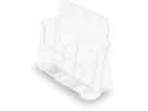 DEFLECTO Prospekthalter A4 74501 transparent hoch 2 Fächer (0079916745015)