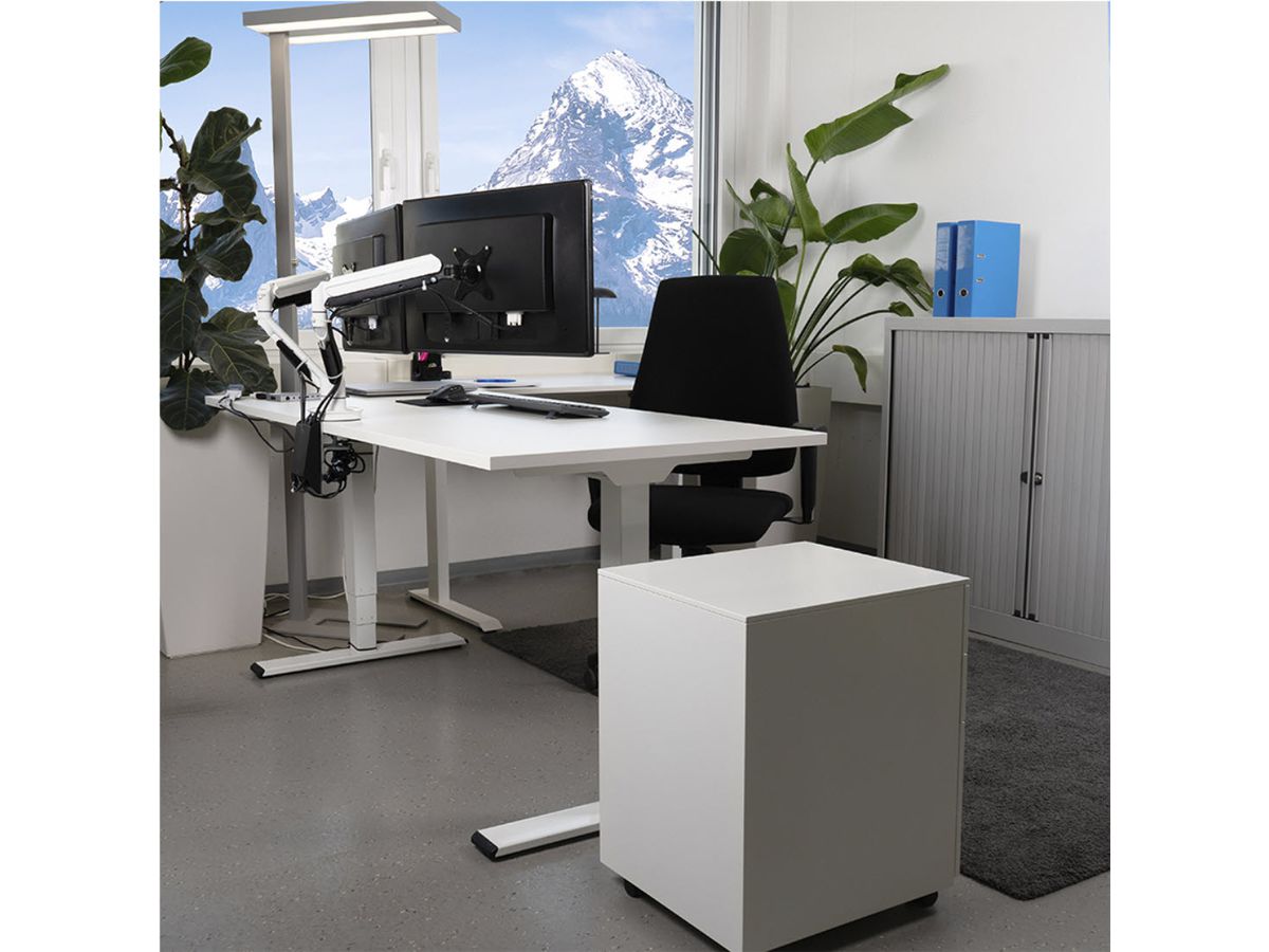 CONTINI Rollcontainer 102460 weiss, 3 Schubladen (9470102460001)