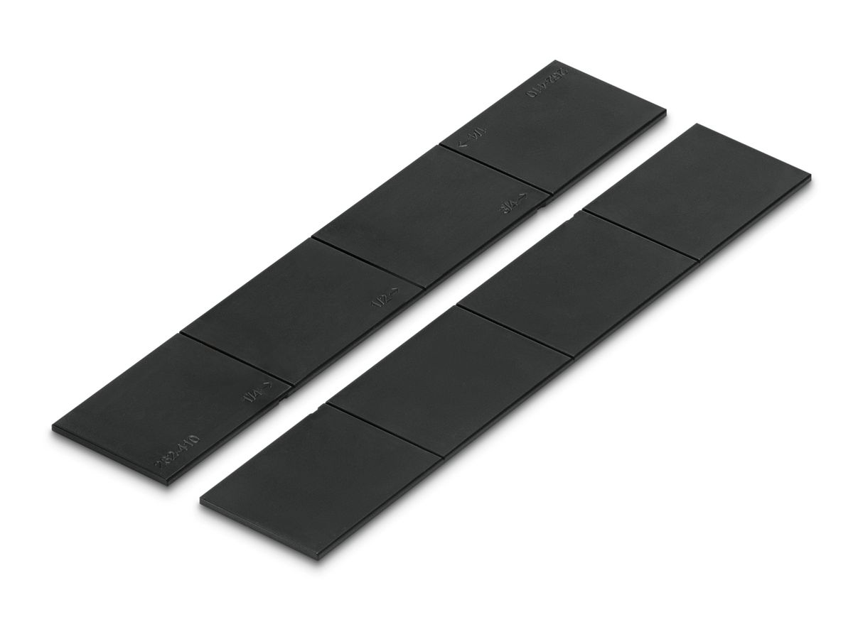 STYRO Unterteilungsset Styrodoc 268-430.95 schwarz 2 quer (7612176081382)
