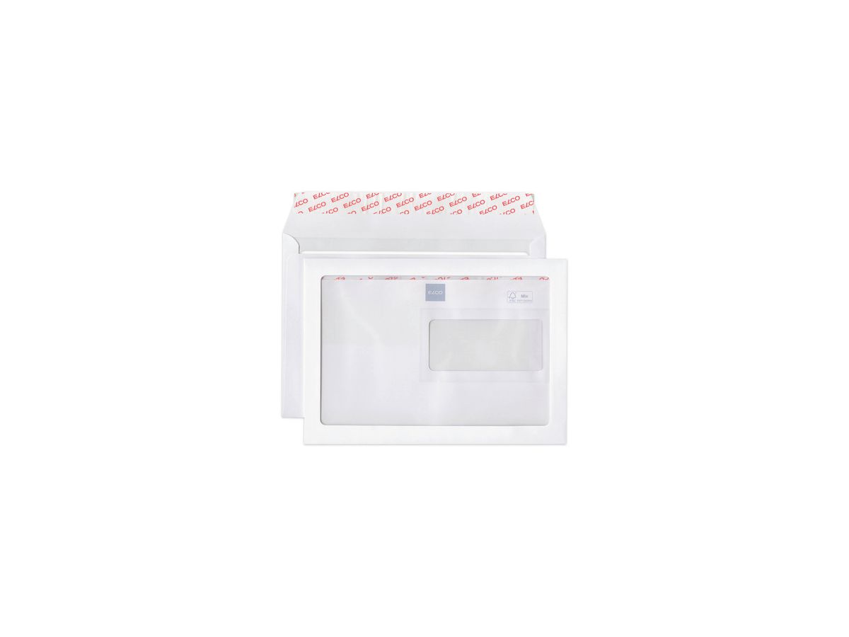 ELCO Enveloppe Premium a/fenêtre C5 32599 100g, blanc 500 pcs. (7610425860610)