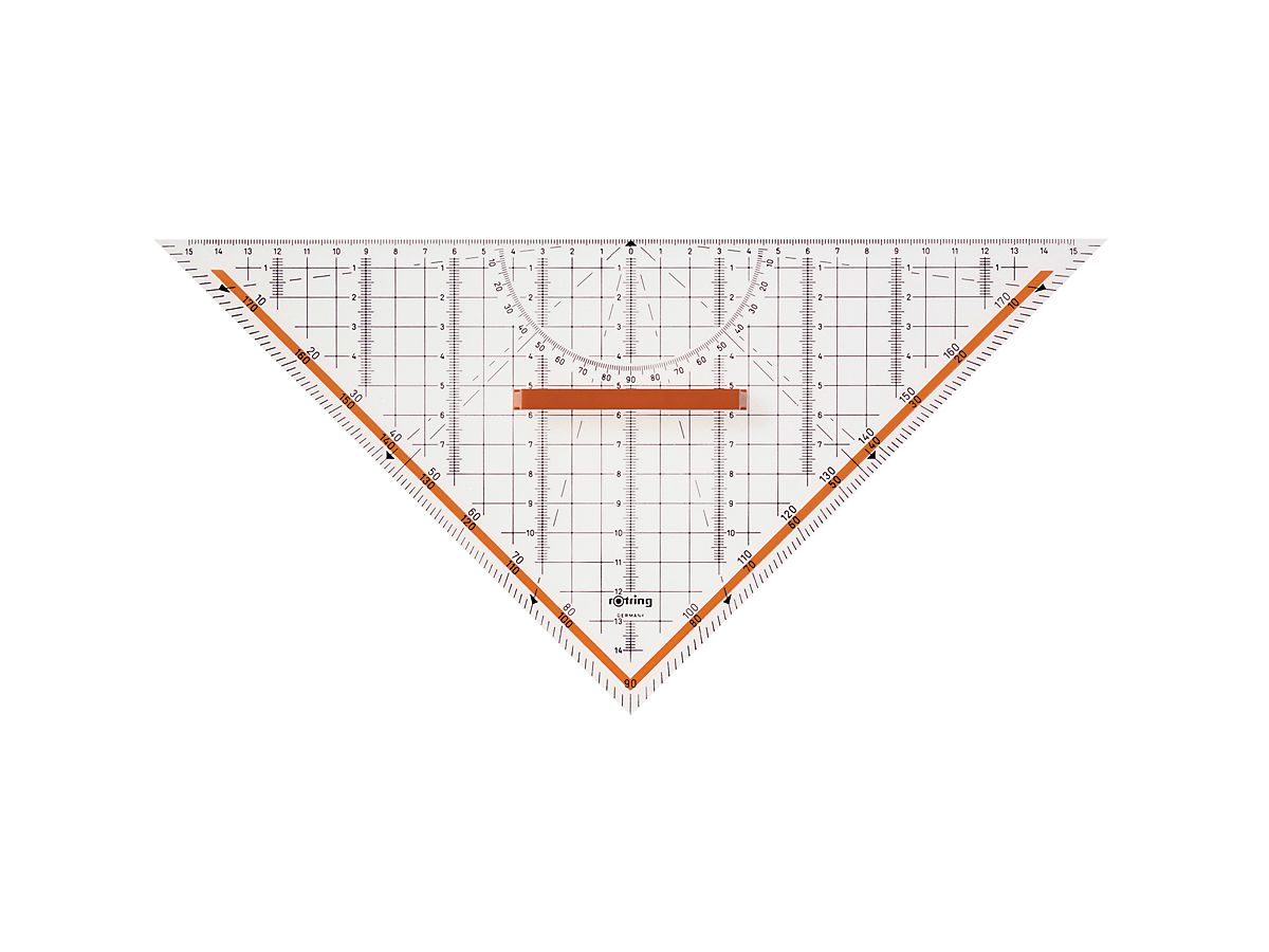 ROTRING Geodreieck 30cm S0699270 farbig/transp. (3501170699270)