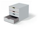 DURABLE Set tiroirs Varicolor 4 762427 blanc/multicolore 4 compart. (4005546736105)