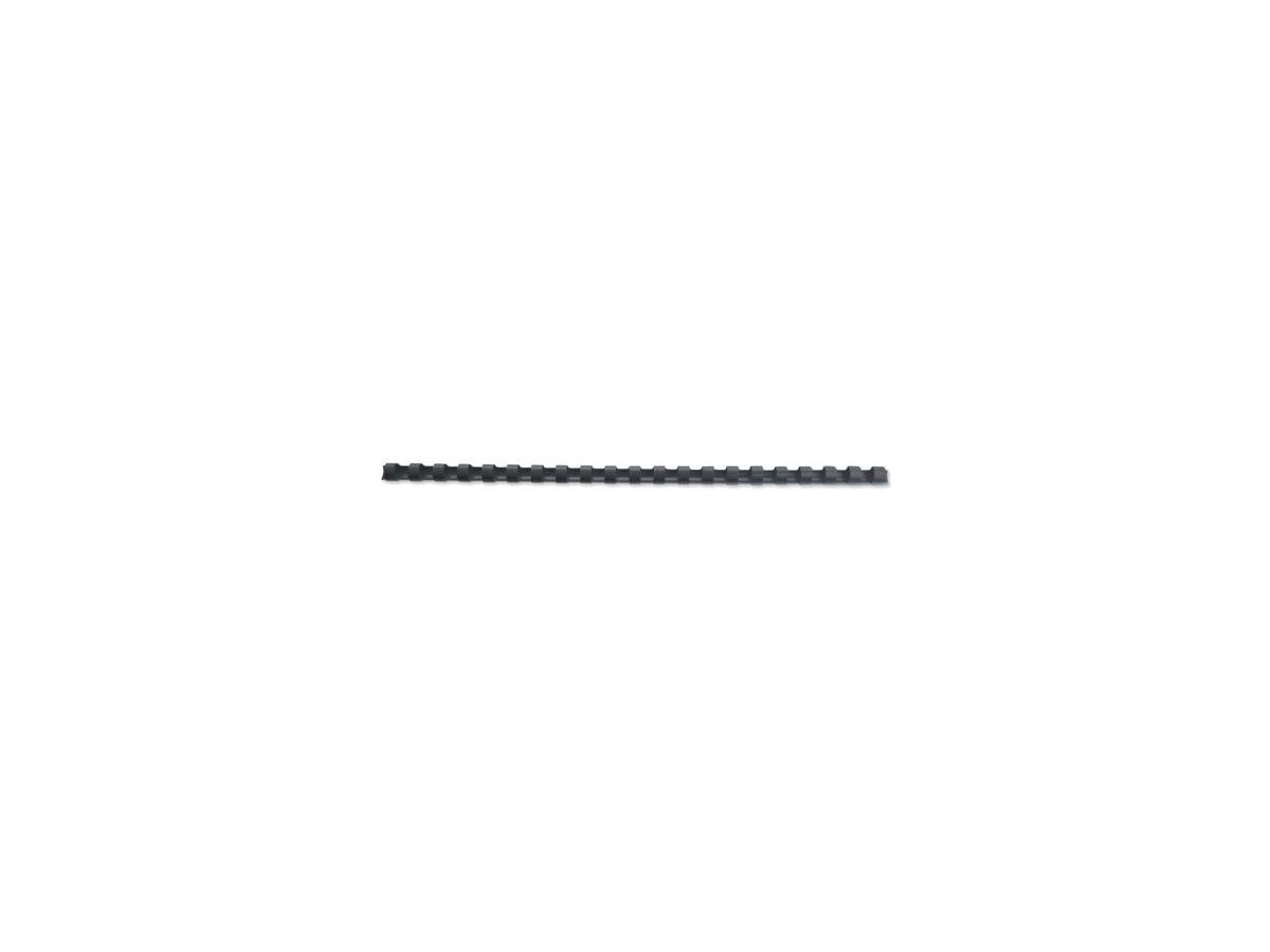 GBC Plastikbindrücken 10mm A4 4028175 schwarz, 21 Ringe 100 Stück (0033816097032)