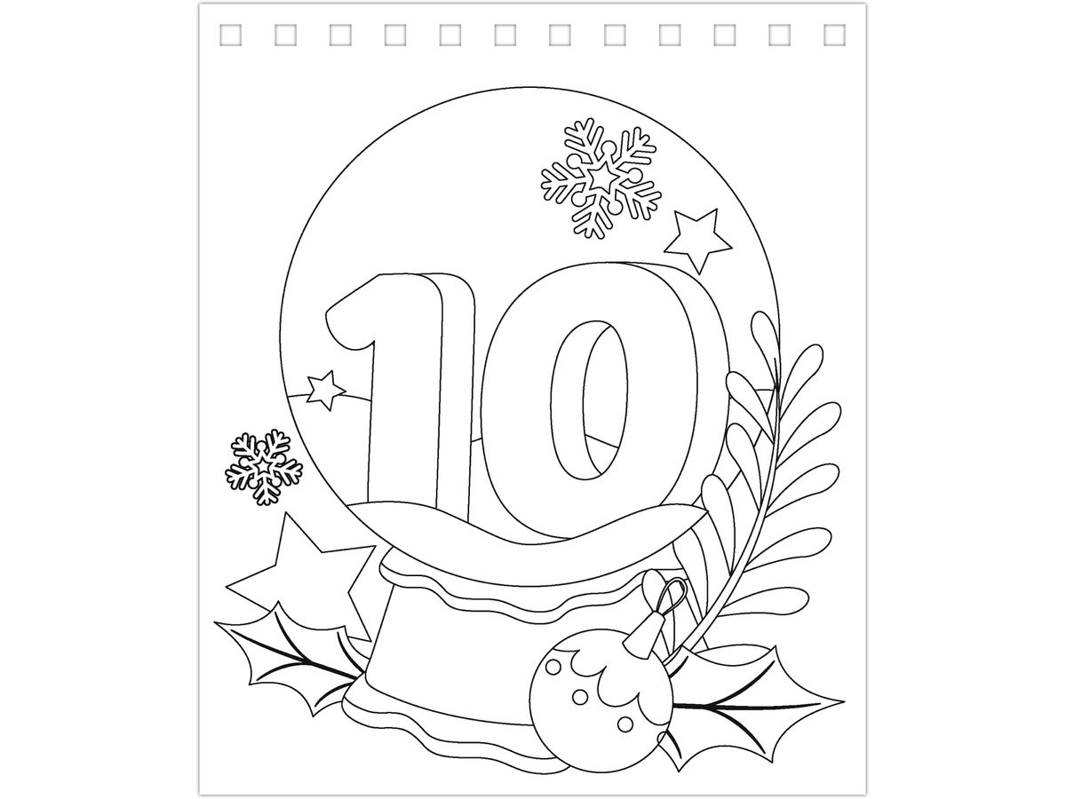 URSUS Calendrier de l'Avent 24890000F à gratter (4008525245919)