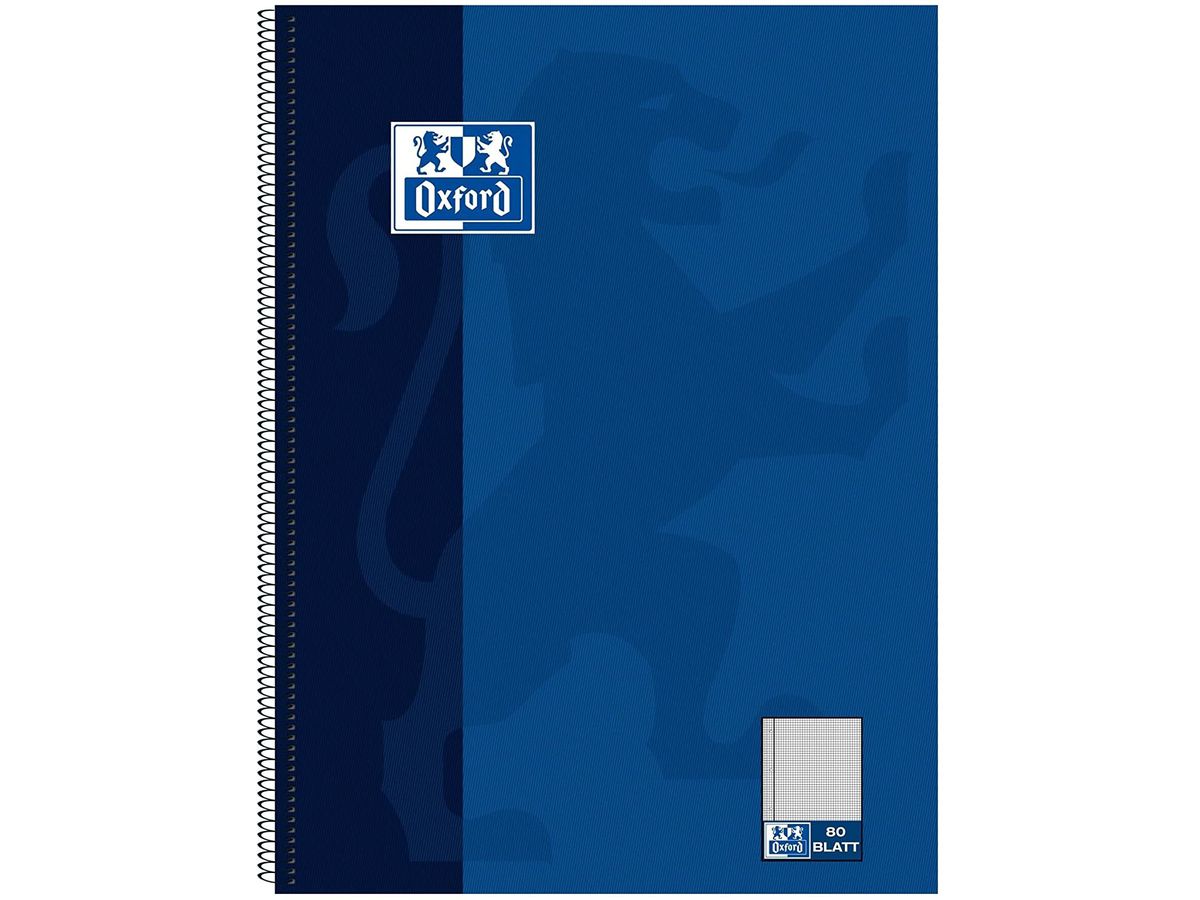 OXFORD Collegeblock A4+ 100050358 quadrettato, 90g 80 fogli (4006144582033)