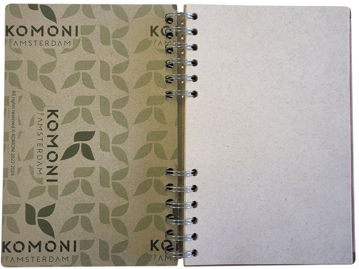 KOMONI Taccuino Ingredients A5 ING5B blanco 90 fogli (8720634482226)