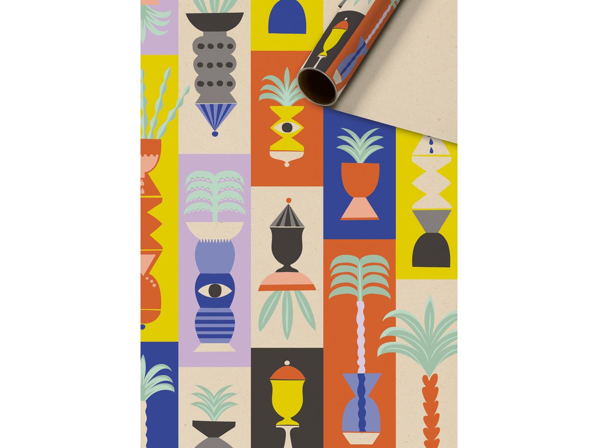 STEWO Papier cadeau Shani 2528520940 bleu 70x200cm (7630050883952)