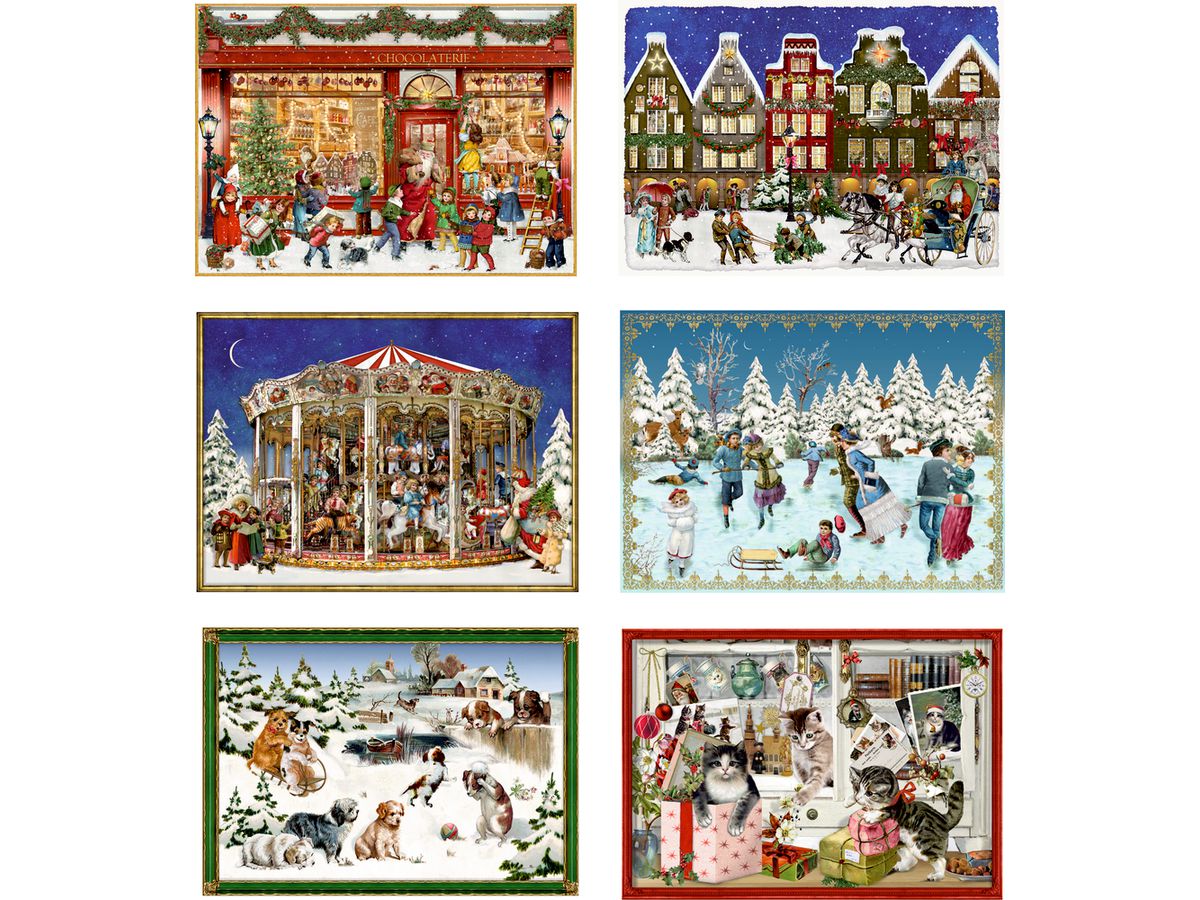COPPENRATH Adventskalender Mini 85x60mm 94873 Fröhliche Weihnachten (4050003948737)