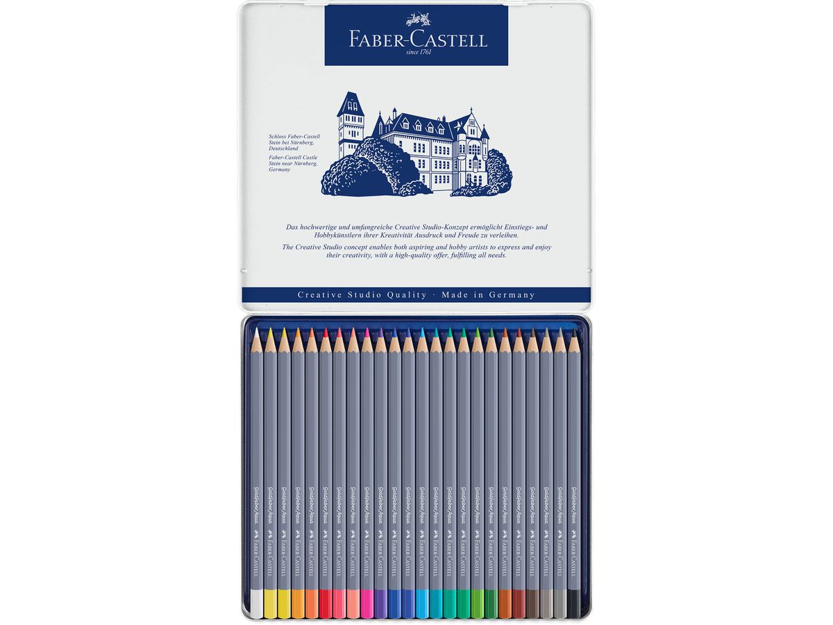 FABER-CASTELL Goldfaber acquerello 114624 24x (4005401146247)