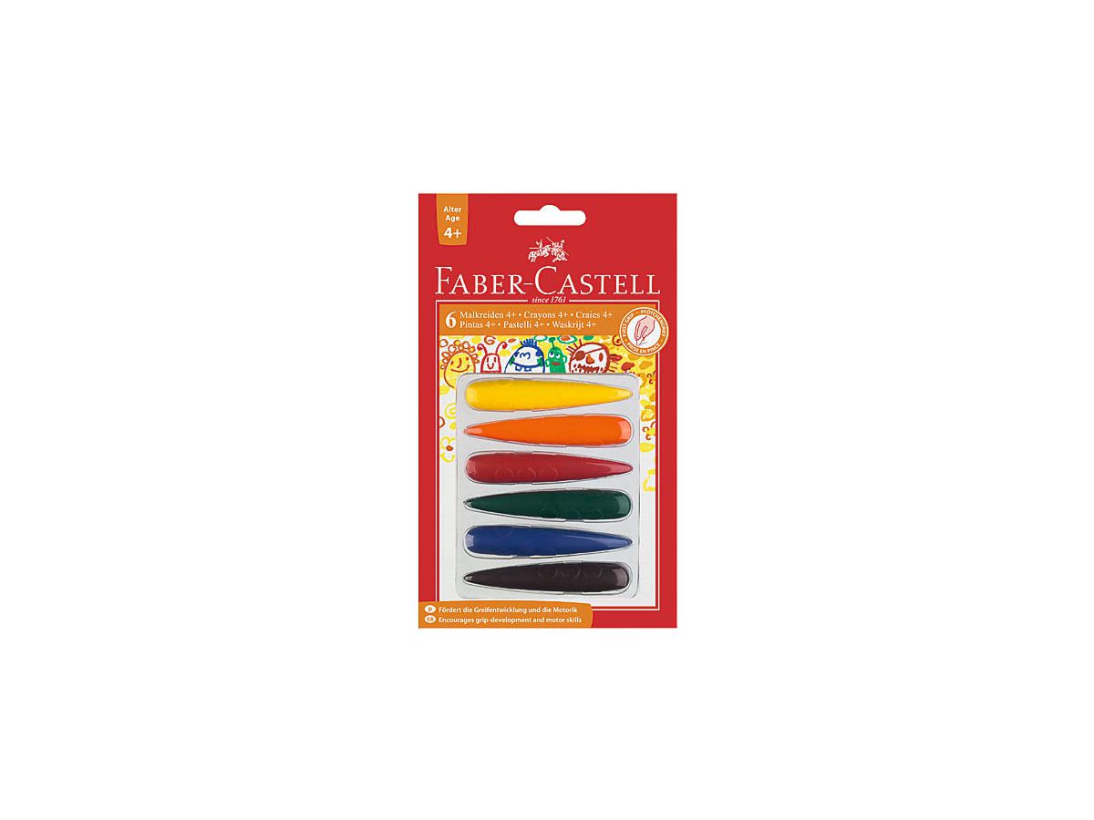 FABER-CASTELL Gesso dito 120404 6 colori Set (4005401204046)