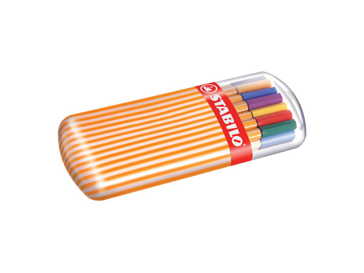 STABILO Fineliner Point 88 0.4mm 8820-02 20 colori (4006381340984)