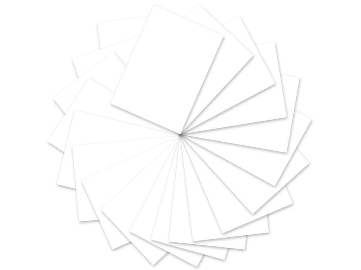 URSUS Tonzeichenpapier A4 88249297 130g, hochweiss 100 Blatt (4008525705635)