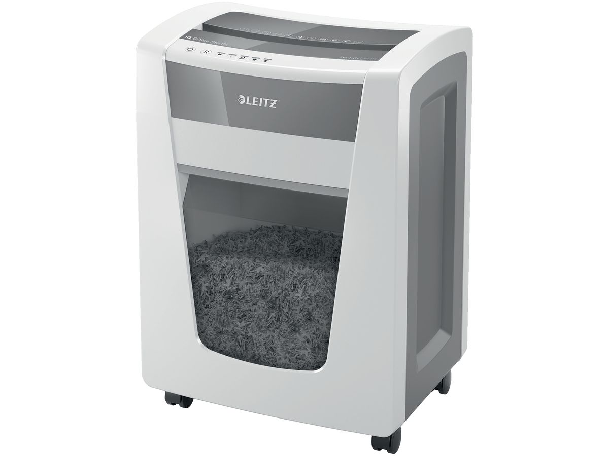LEITZ Aktenvernichter IQ 8006-20-00 Office Pro, P-4, 30lt (4002432119202)