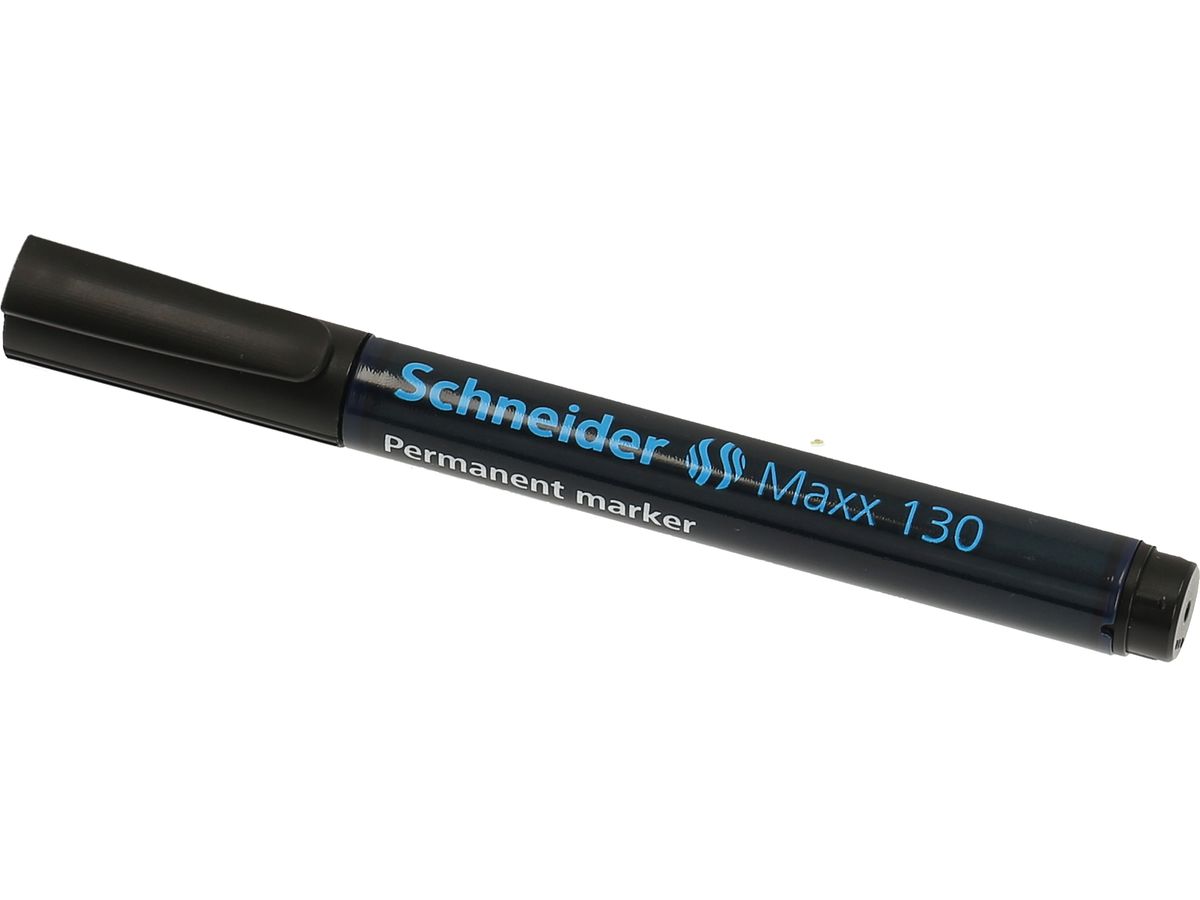SCHNEIDER Permanent Marker MAXX 130 000069-01 schwarz, Rundspitze (4004675006370)