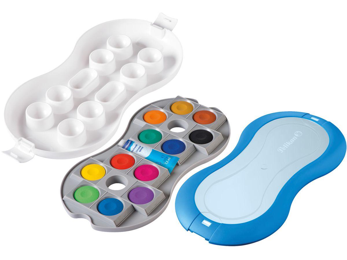 PELIKAN Deckfarbkasten Space 724617 Tube 12+1 Stück (4012700724618)