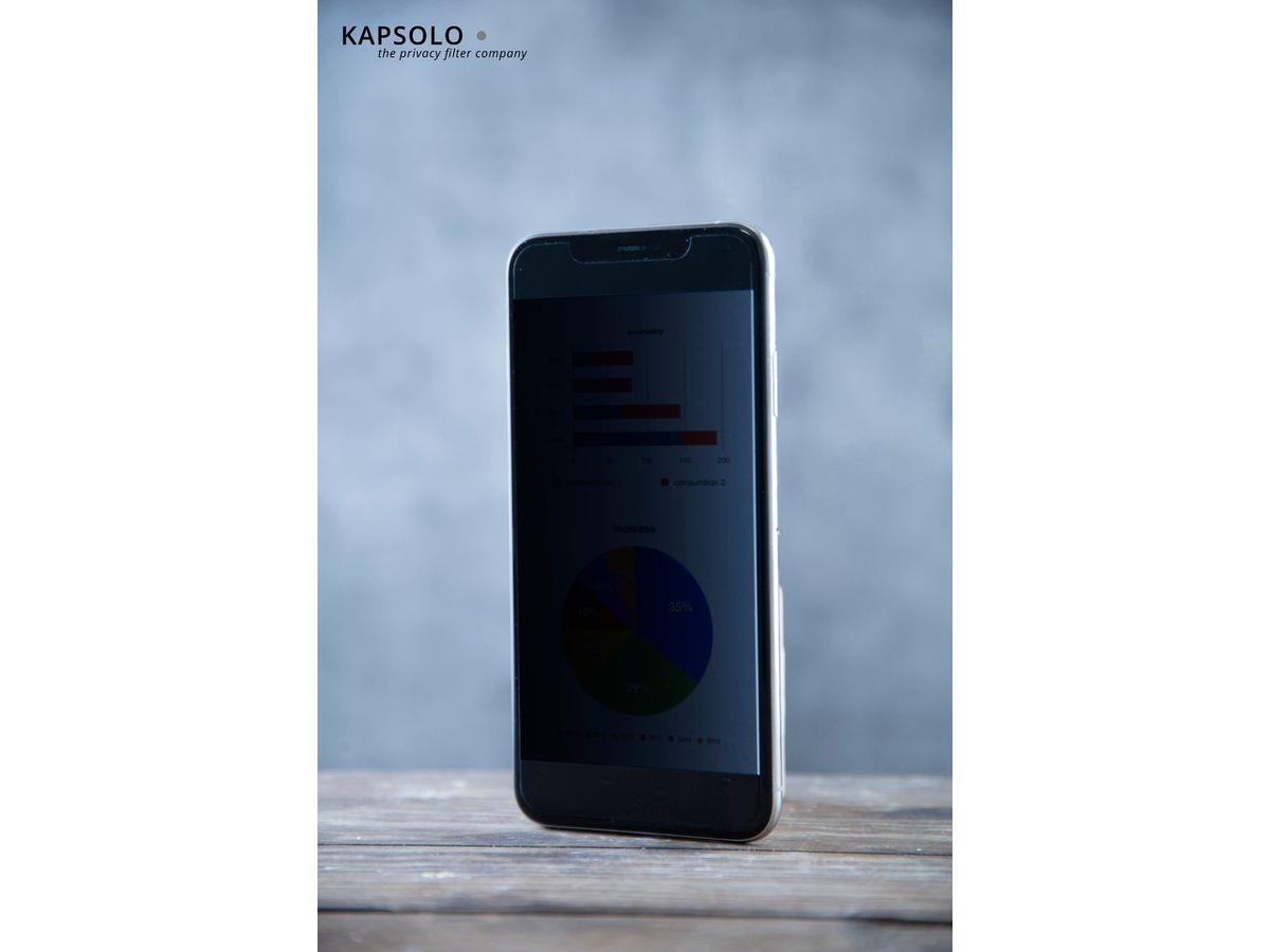 KAPSOLO 2-wege Blickschutzfilter KAP10957 Apple iPhone XS (5714681009553)