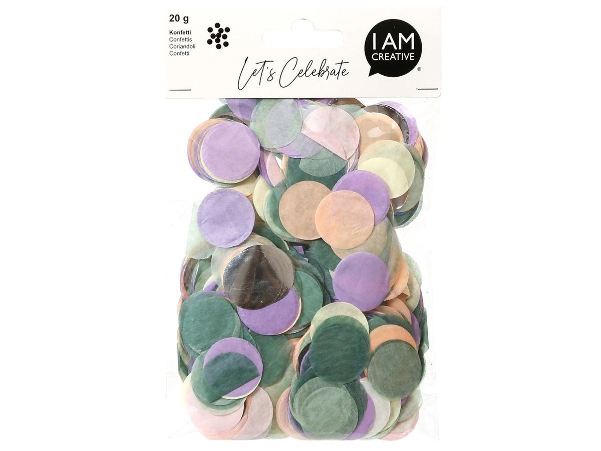 I AM CREATIVE Konfetti, rosa mix 6010.392 20g (7611983208500)