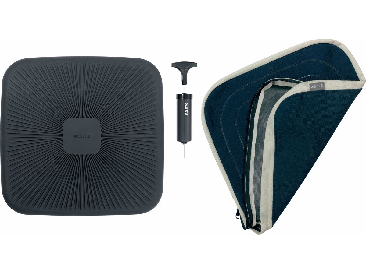 LEITZ Sitzkissen Ergo Active 6540-00-89 samtgrau mit Stoffbezug (4002432134731)