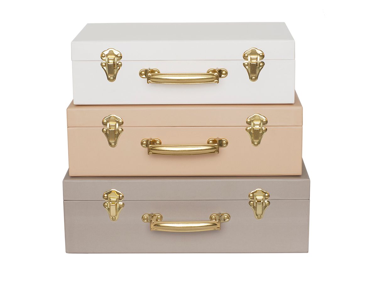 JABADABADO Koffer Set A3220 beige 3 Stück (7332599032203)