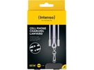 INTENSO Phone Lanyard Charg.Data Cable 7991003 2x USB-C, up to 1.65m purple (4034303037162)