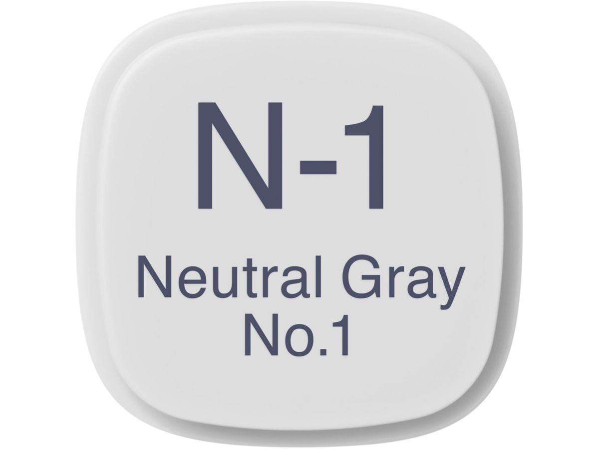 COPIC Marker Classic 2007587 N-1 - Neutral Grey No.1 (4511338000137)