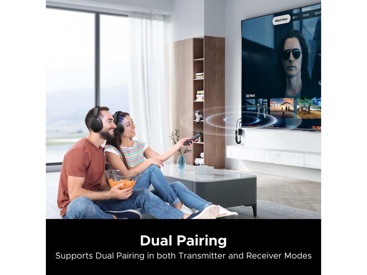 UGREEN Audio Receiver & Transmitter 45236 Bluetooth, Black (6941876242368)