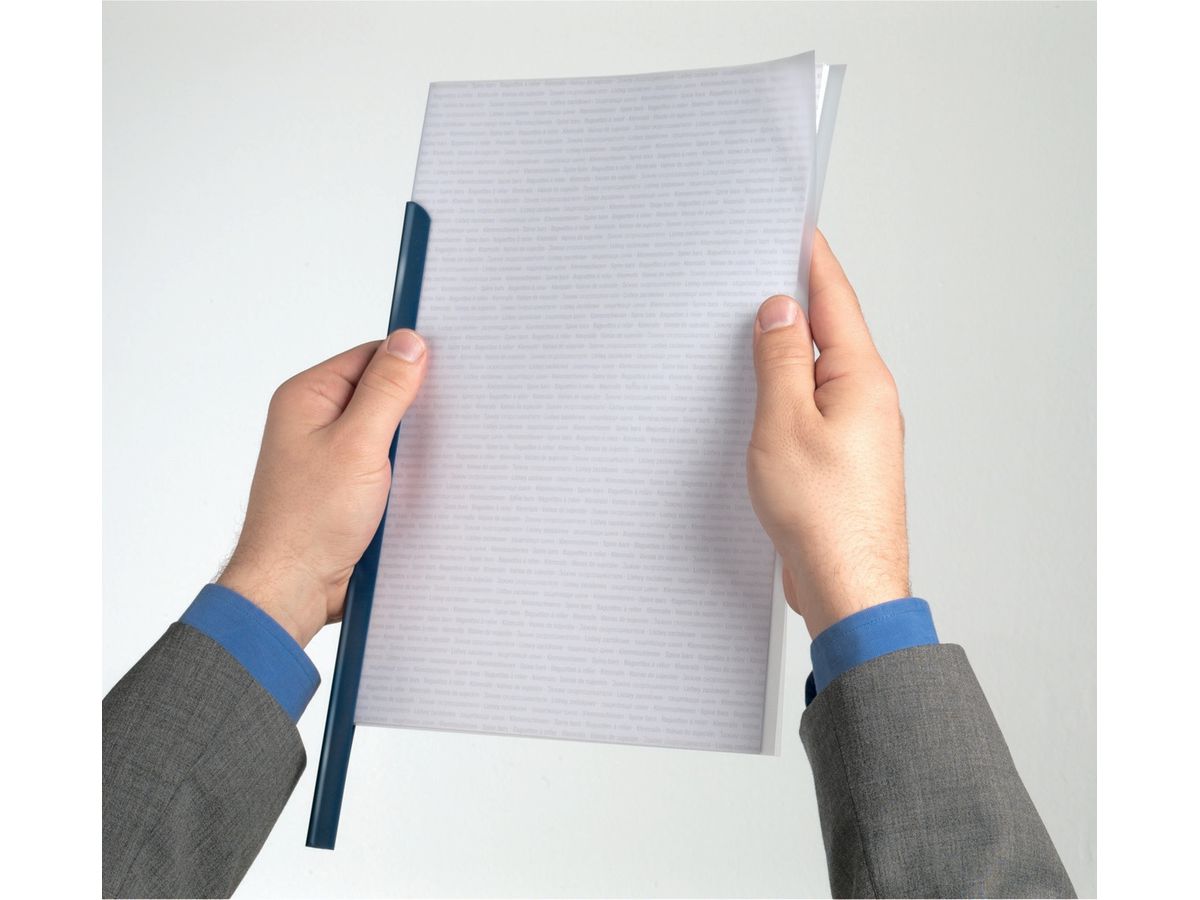 DURABLE Dossier Rails serrage A4 291919 transparent 50 pcs. (4005546291192)