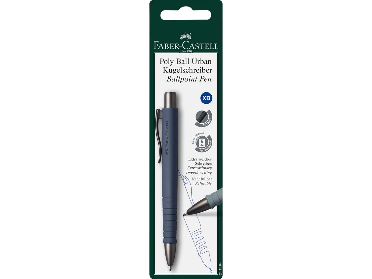 FABER-CASTELL Kugelschreiber Poly Ball XB 241189 navy blue (6933256643445)
