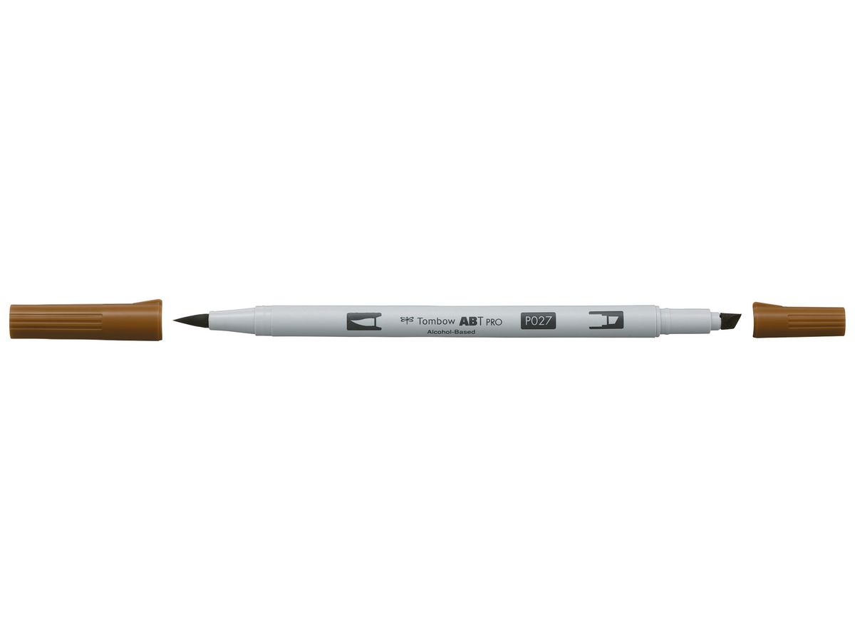TOMBOW Dual Brush Pen ABT PRO ABTP-027 dark ochre (4901991648034)