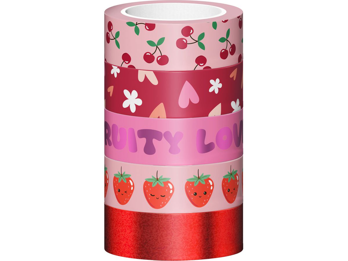 STEWO Washi Tape Yumi 2582507597 assortis 5 pièces (7630050894668)