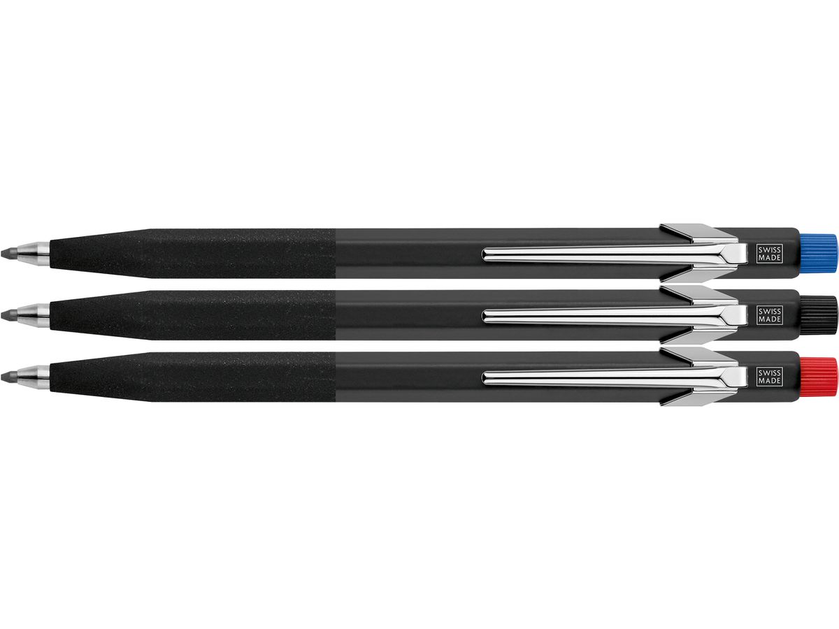 CARAN D'ACHE Porte-mine Fixpencil 3mm 3.289 noir, button ass. (7610186025037)