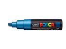 POSCA Marker 8mm PC8KMET.BLUE MET Metal.blau, Keilsp. (4902778113639)